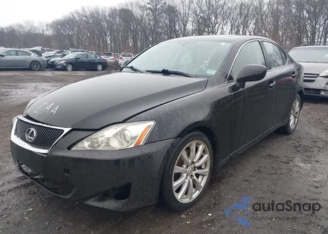 2008 Lexus Is 250 z USA, uszkodzony, nr VIN JTHBK262485086160